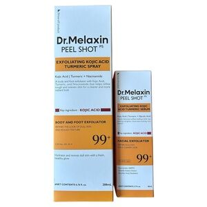 Dr. Melaxin Exfoliating Kojic Acid Turmeric Peel Shot Set